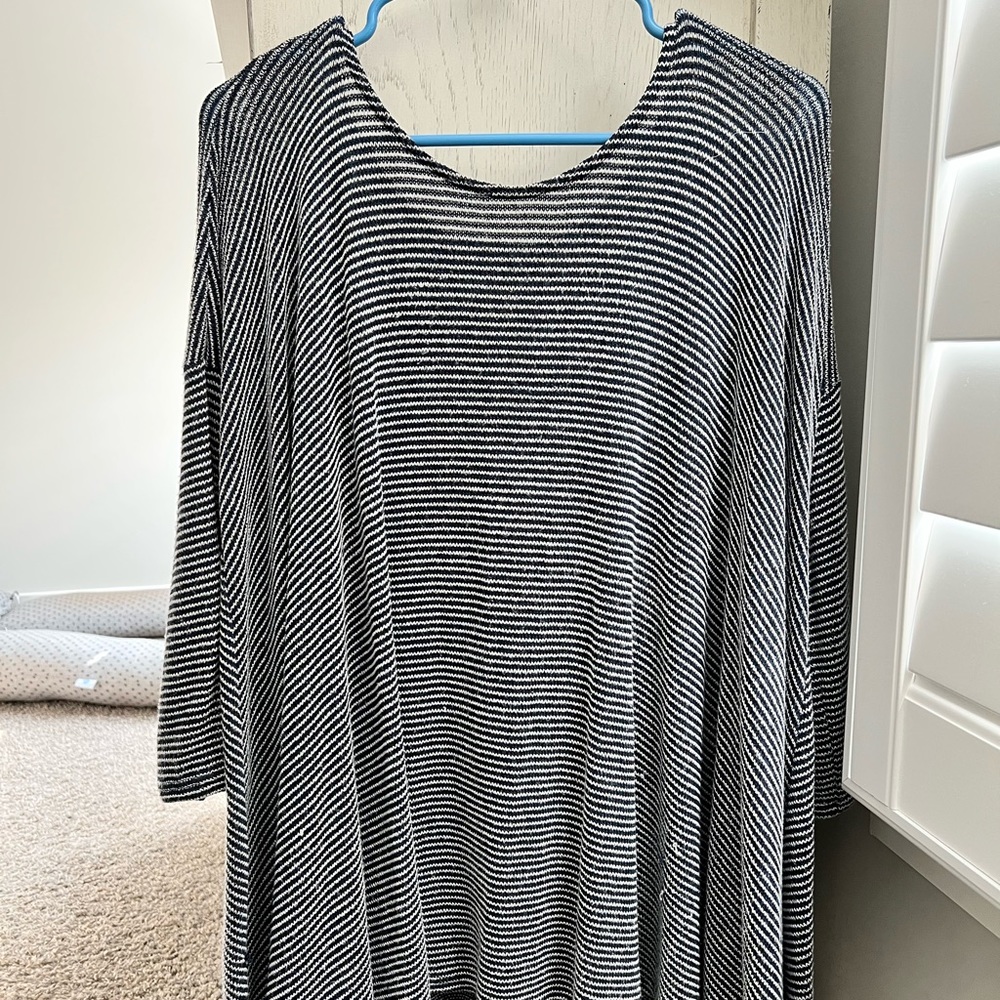 Stripe Tunic Sweater